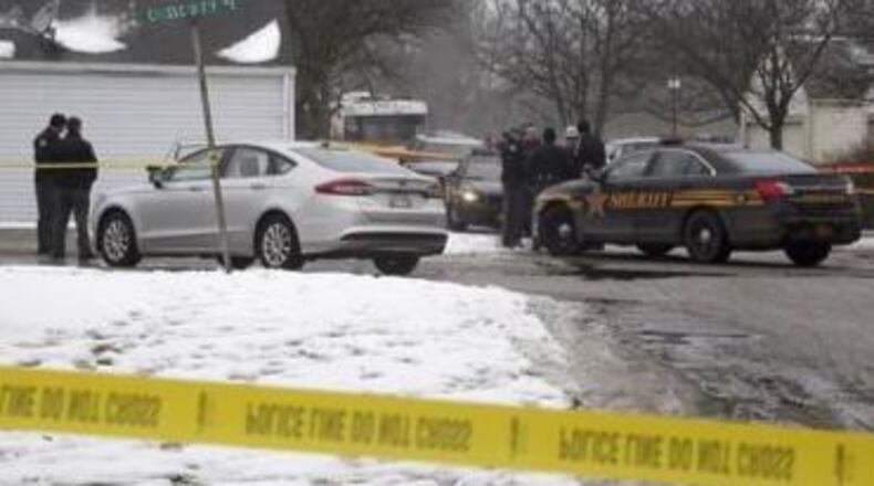 Two police officers were killed after answering a 911 hangup call Saturday in Ohio. (Photo: WHIO.com)