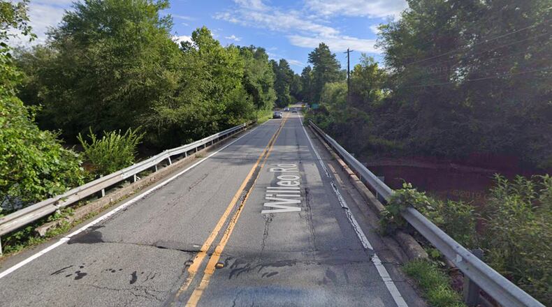 Roswell has entered into a joint agreement with Cobb County for The Willeo Road Bridge Replacement Project. (Google Maps)