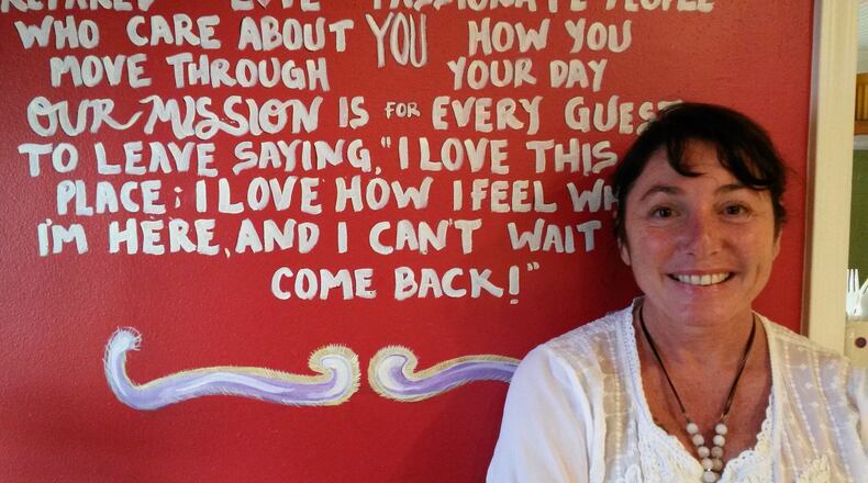 Jenny Levison, owner of Juicy Jenny and Souper Jenny. MATT KEMPNER / AJC