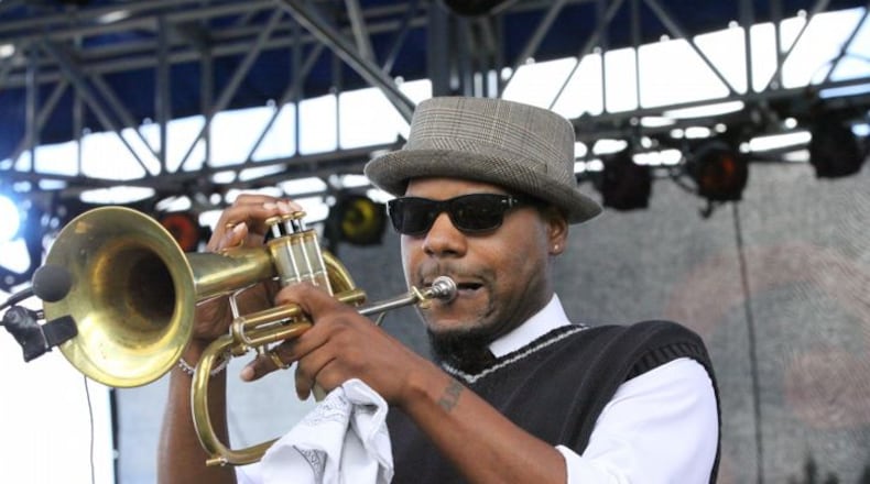 Trumpeter and composer Russell Gunn recently performed at New York's Apollo Theater in a concert celebrating author Amiri Baraka’s groundbreaking 1963 book “Blues People: Negro Music in White America.” File photo.