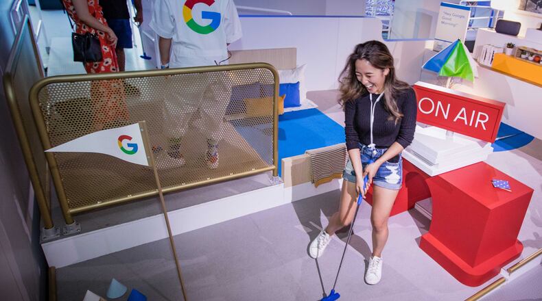 Google Home mini golf course