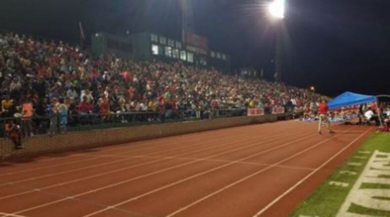 There was quite a crowd at Barron Stadium for the Rome-Kell game. (Photo courtesy of Rome Facebook page)