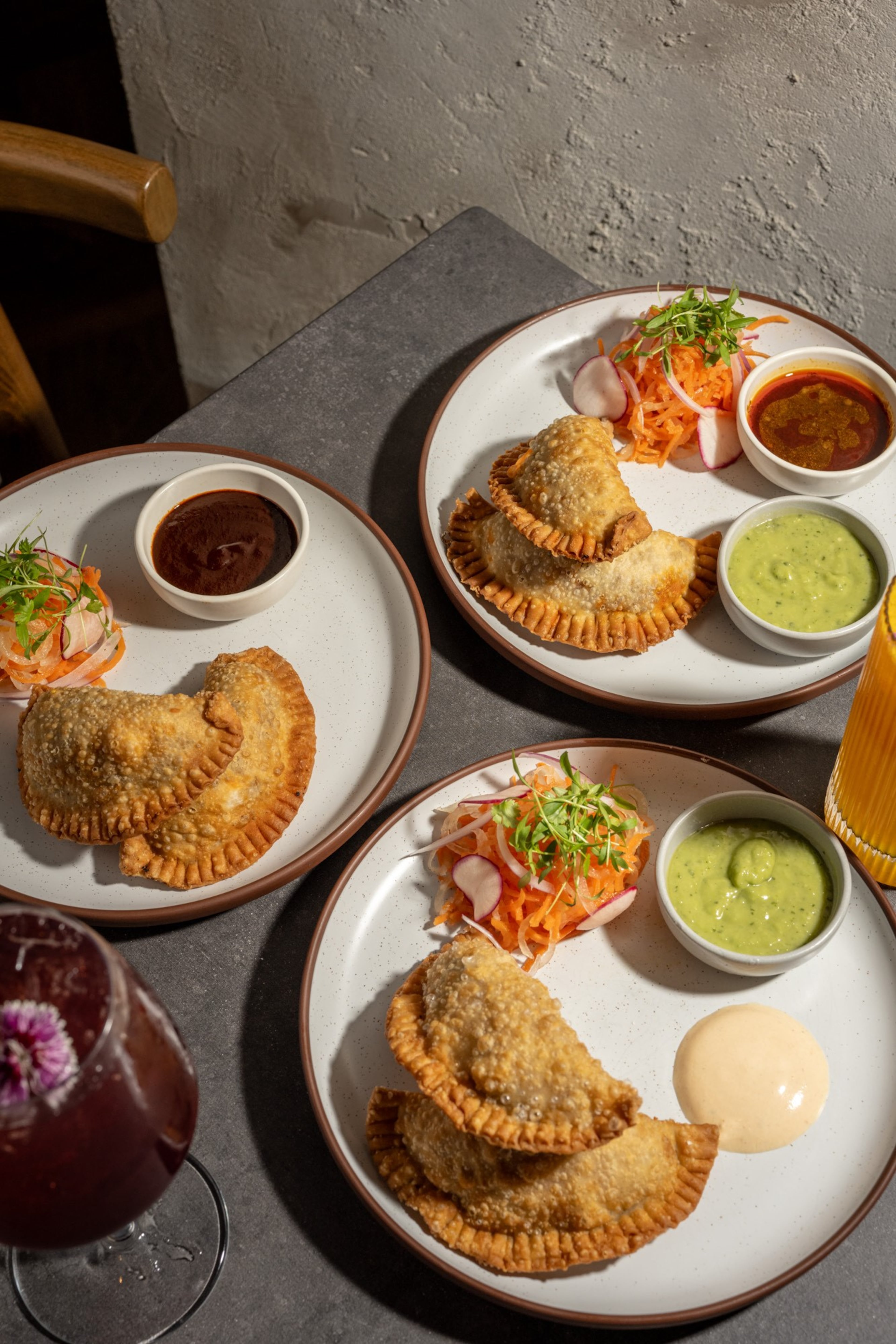 Upscale Mexican dining means upscale empanadas as a starter at Casa Balam. (Courtesy of Casa Balam)