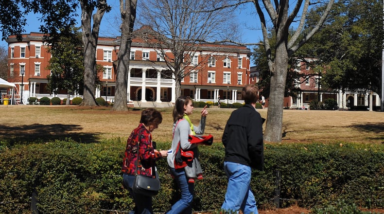 Georgia College and State University in Milledgeville. AJC file photo