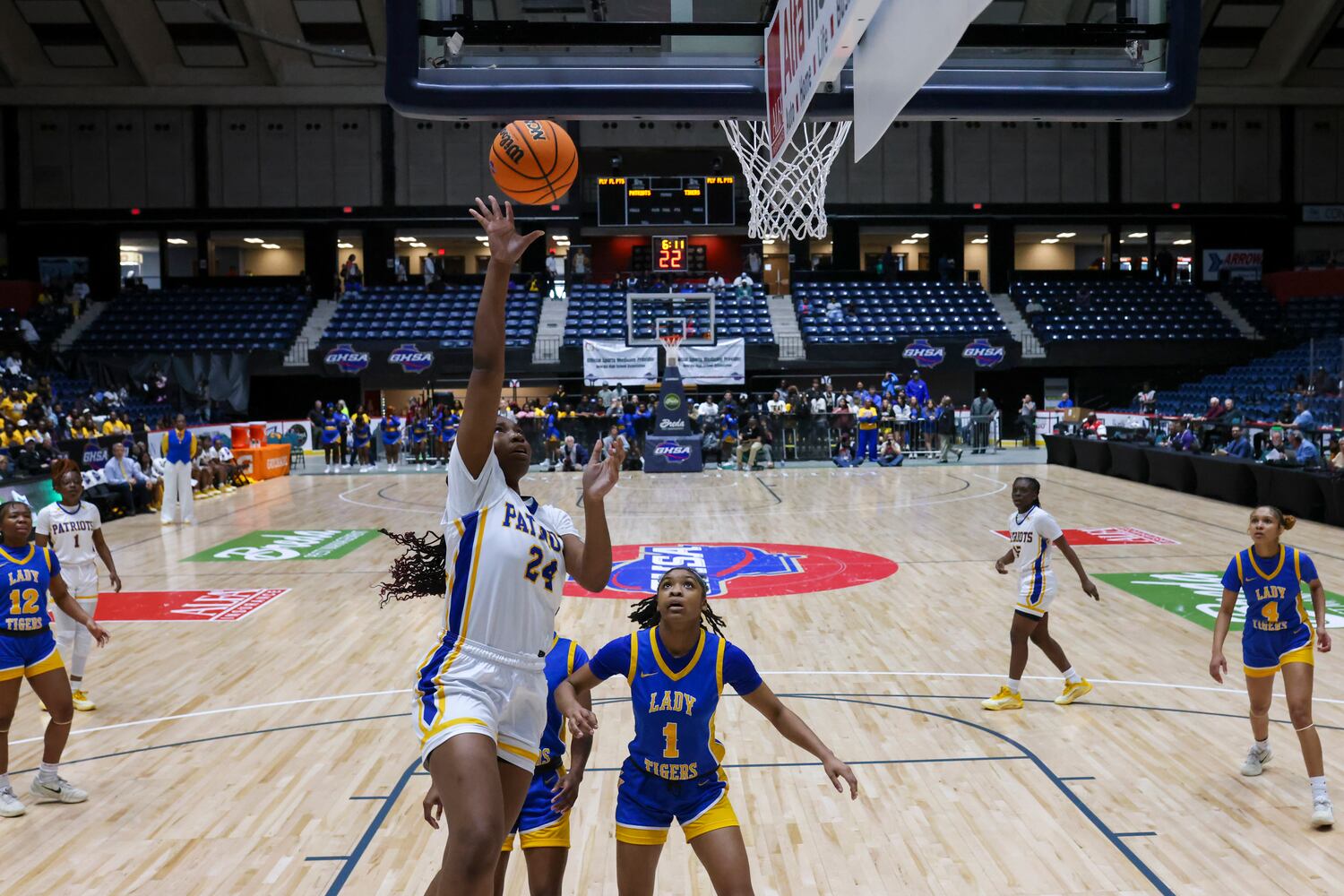Class A Division 2 Girls State Championship game between Washington-Wilkes and Wilcox County