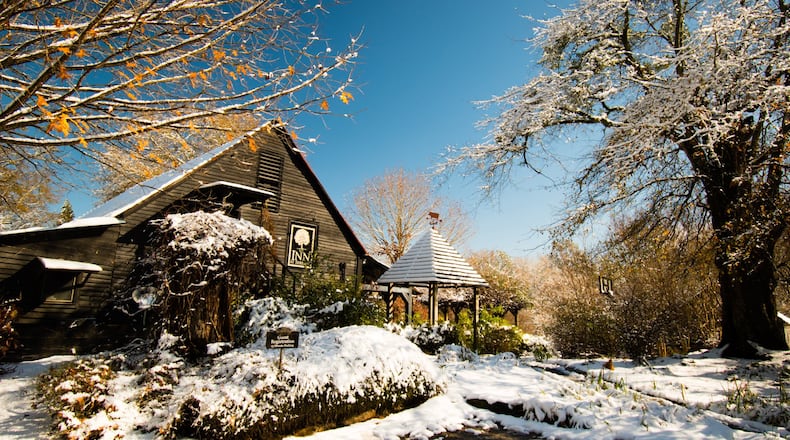 The Inn at Serenbe is home to the Farmhouse, a restaurant that uses ingredients produced by the Serenbe farm community. CONTRIBUTED BY HENRI HOLLIS