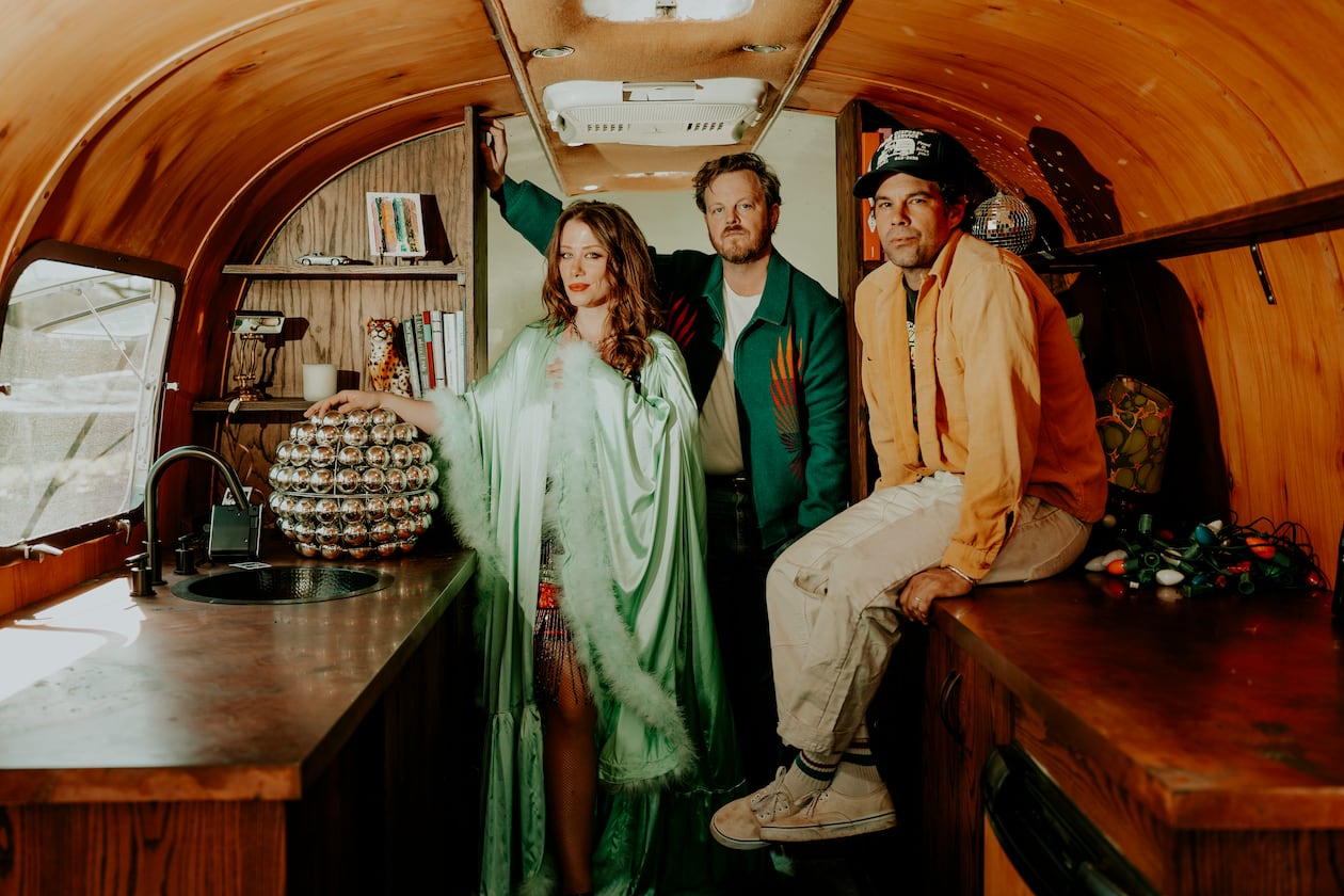 The Lone Bellow, whose members are (from left) Kanene Donehey Pipkin, Brian Elmquist and Zach Williams, play Terminal West on Friday. Atlanta shows are always something of a homecoming for Georgia natives Elmquist and Williams. (Courtesy of Debbie Ewing)