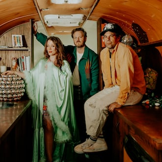 The Lone Bellow, whose members are (from left) Kanene Donehey Pipkin, Brian Elmquist and Zach Williams, play Terminal West on Friday. Atlanta shows are always something of a homecoming for Georgia natives Elmquist and Williams. (Courtesy of Debbie Ewing)