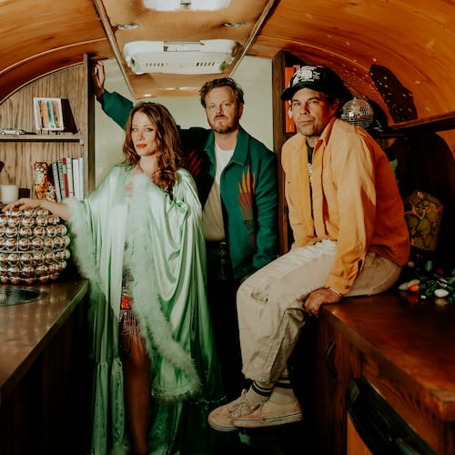 The Lone Bellow, whose members are (from left) Kanene Donehey Pipkin, Brian Elmquist and Zach Williams, play Terminal West on Friday. Atlanta shows are always something of a homecoming for Georgia natives Elmquist and Williams. (Courtesy of Debbie Ewing)