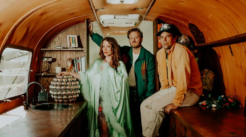The Lone Bellow, whose members are (from left) Kanene Donehey Pipkin, Brian Elmquist and Zach Williams, play Terminal West on Friday. Atlanta shows are always something of a homecoming for Georgia natives Elmquist and Williams. (Courtesy of Debbie Ewing)
