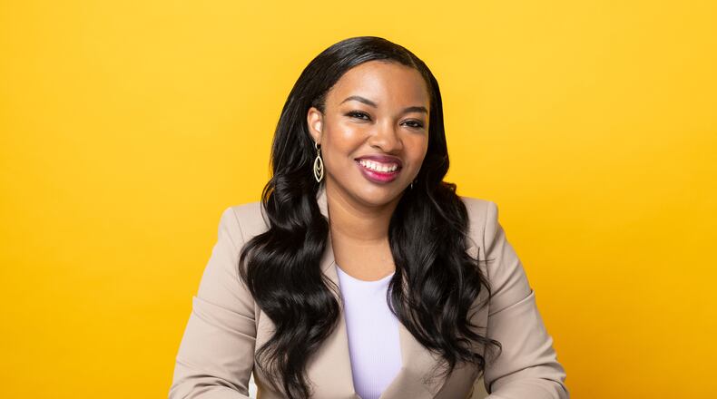 Ayesha Rascoe, the host of NPR's "Weekend Edition Sunday," talked to the "Politically Georgia" podcast about her book, "HBCU Made, A Celebration of the Black College Experience." Photo by Mike Morgan for NPR