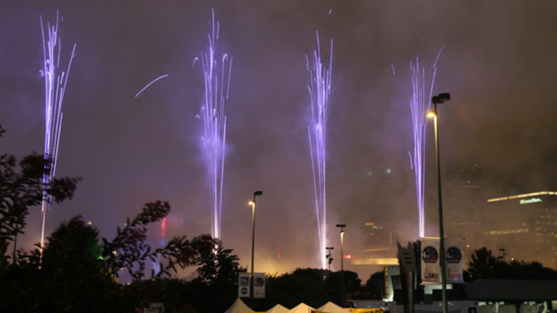 Fireworks at Centennial Olympic Park