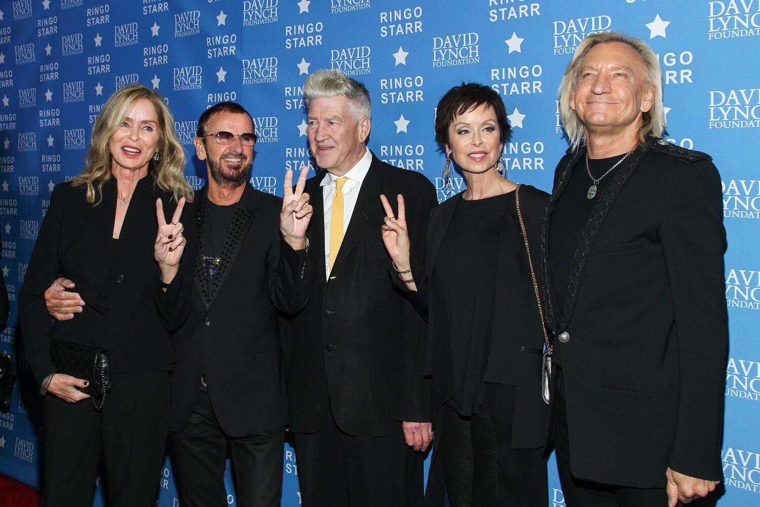 Ringo Starr, David Lynch, Marjorie Bach and Joe Walsh