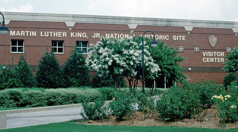 The Martin Luther King Jr. National Historic Site will temporarily closes the Visitor Center Oct. 2 - 16 for maintenance. Other facilities will remain open. AJC file photo