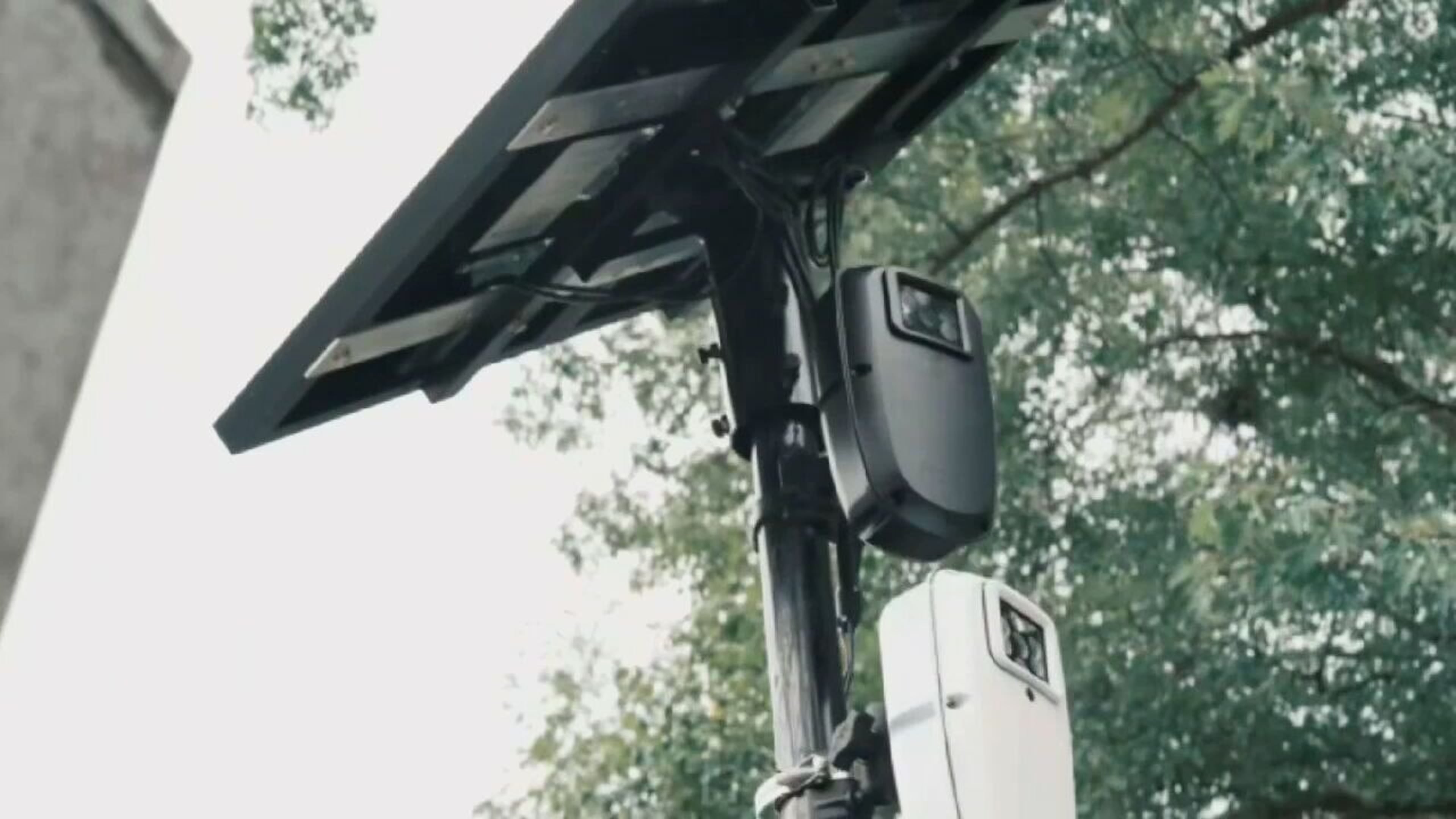 License plate readers are typically mounted on poles, streetlights, etc., and the data collected is often used to track wanted suspects or stolen vehicles. But state law restricts what can be done with information. (AJC File 2022)