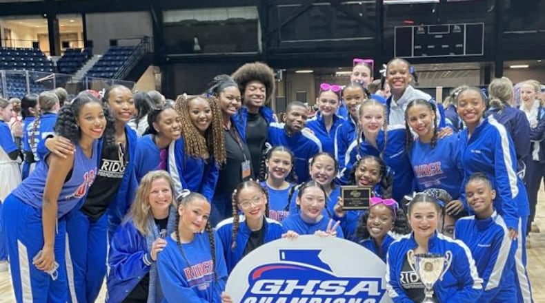 Peachtree Ridge won the Class 7A competition dance championship in February. The GHSA sanctioned the sport in 2020-21.