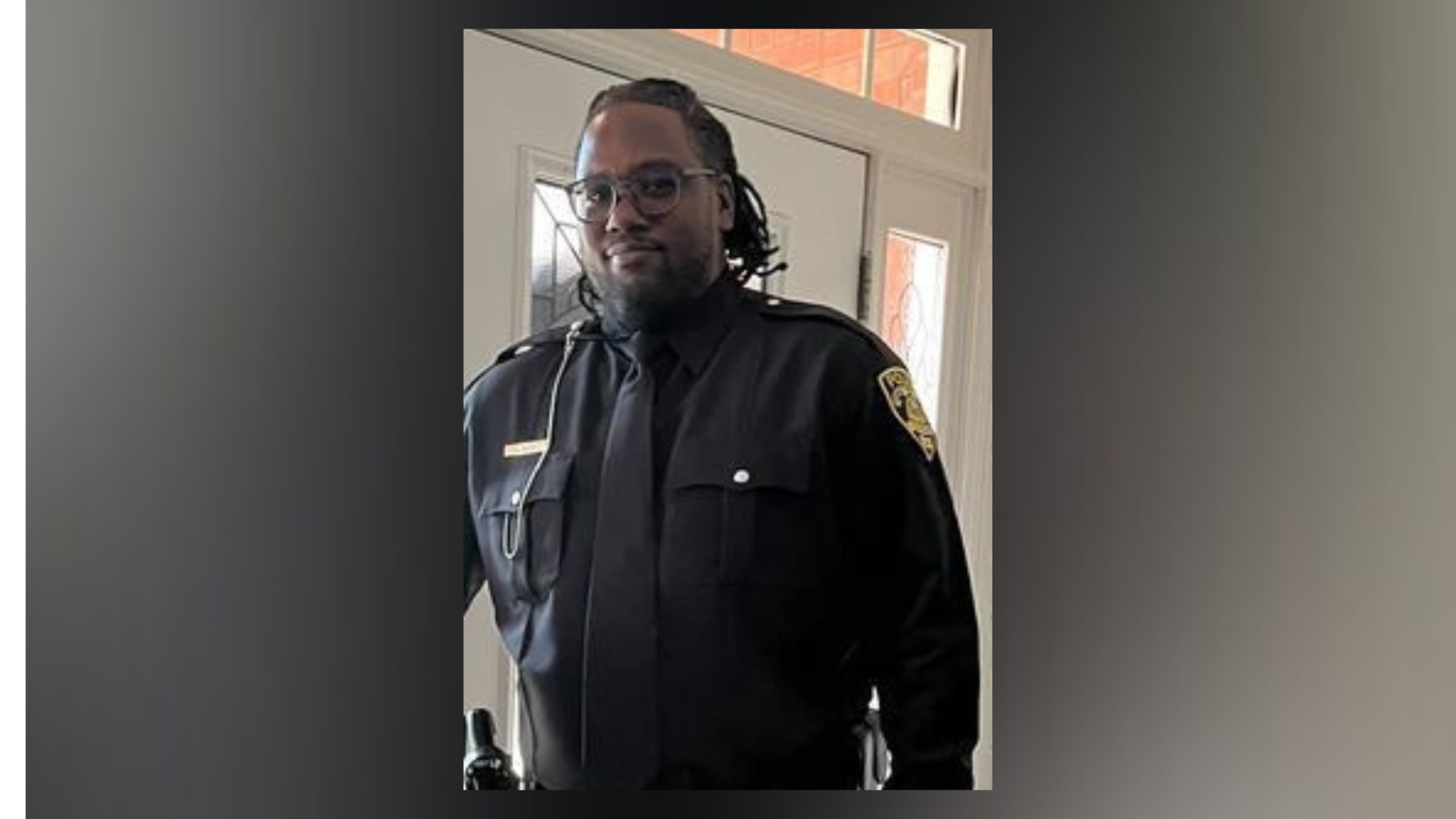 South Fulton police Cpl. Cornelius Wood was struck by a vehicle Thursday morning and flown to Grady Memorial Hospital. He is expected to recover. (Courtesy of City of South Fulton)