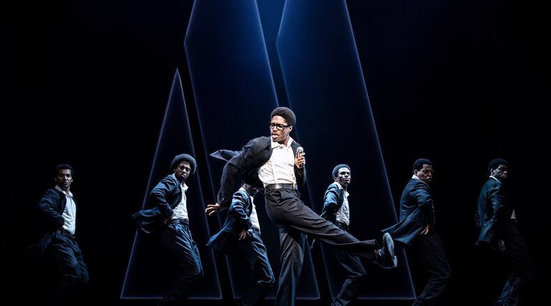 The Broadway cast of "Ain't Too Proud," the story of The Temptations. Photo: Matthew Murphy
