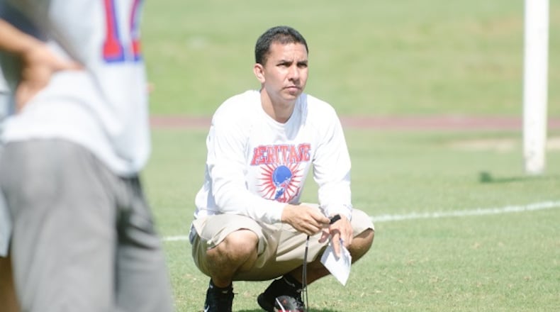 Micah Alba is 25-9 with two region titles, entering his fourth season as head coach at the Heritage School.