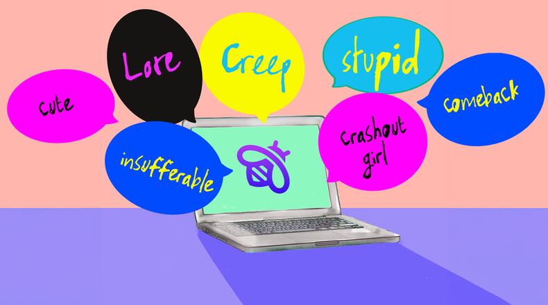 Fizz is an anonymous forum designed to link students at specific high schools and colleges. Students comment and engage in daily banter that can turn into bullying. (Getty/AJC illustration)