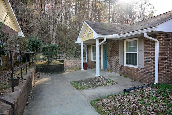 A view of unit 666 in the Golden Hills apartment complex. Investigators believe the suspect might have associated the murder victim with that apartment, instead of where he actually lived. (Daniel Varnado for the AJC)