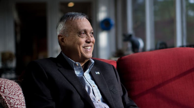 Cobb Chairman-elect Mike Boyce poses for a portrait at his home, Wednesday, Nov. 9, 2016, in East Cobb, Ga. Boyce recently defeated incumbent Chairman Tim Lee in a Republican primary runoff. BRANDEN CAMP/SPECIAL