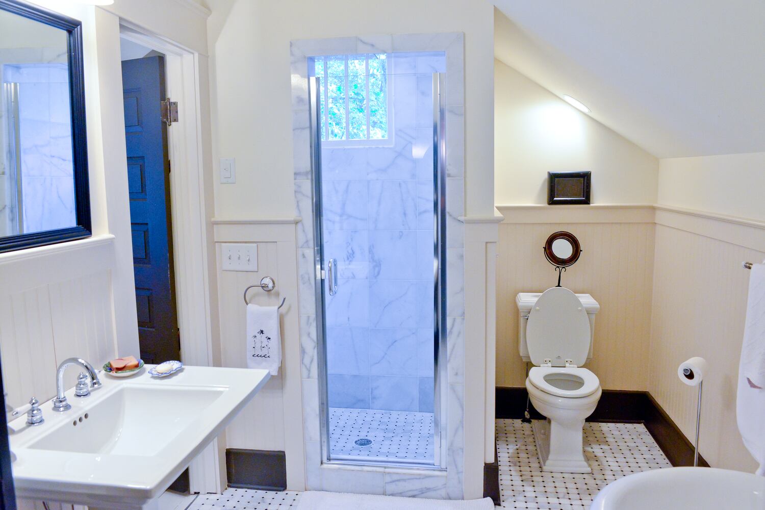 The guest bathroom
