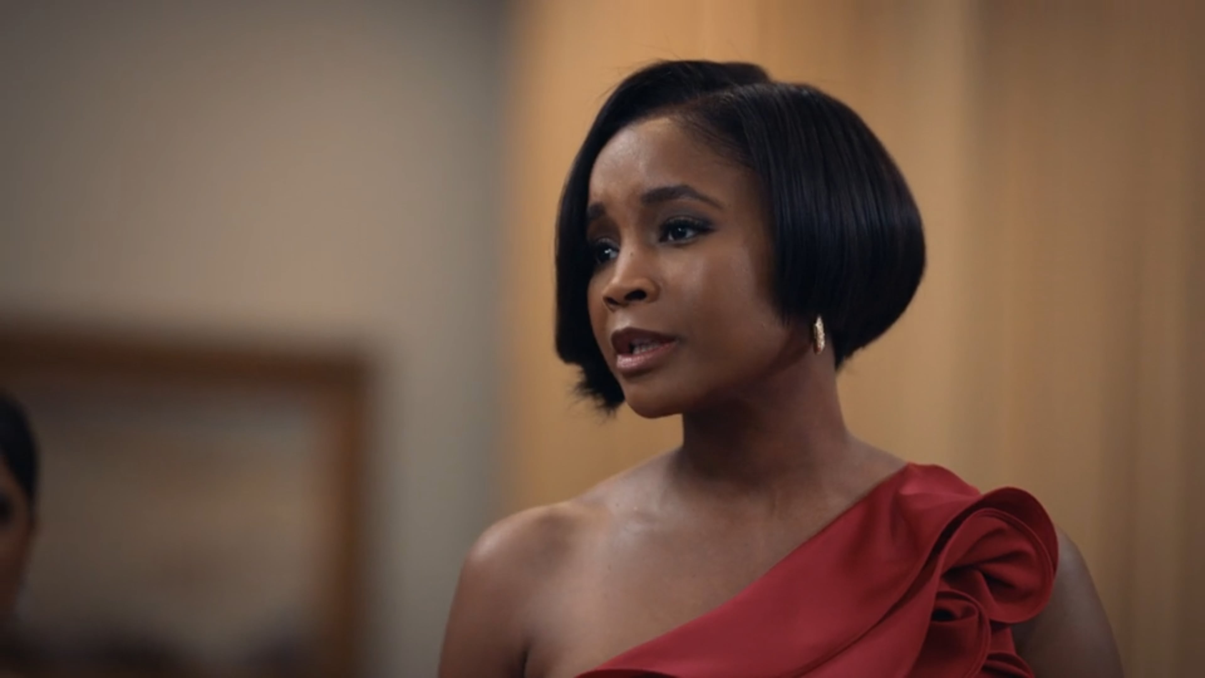 Jennifer Sears plays Bridgette, who works for Rasheeda. She is dating a younger man who is entirely a bad choice. (Courtesy of BET+)