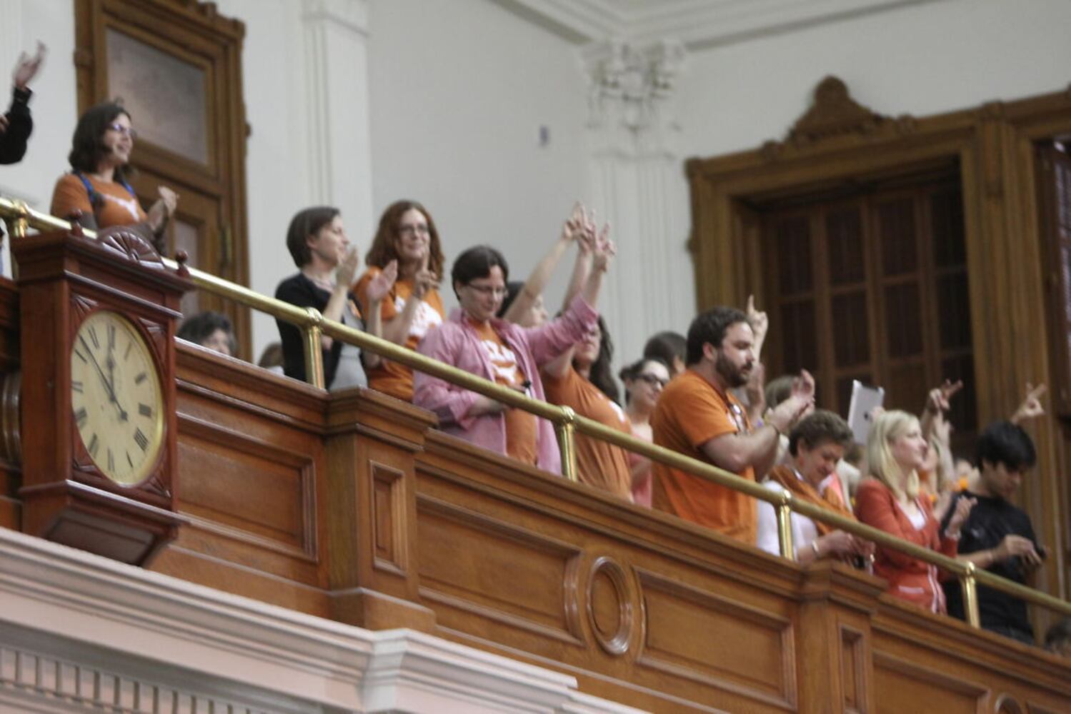 Sen. Wendy Davis filibuster at the Texas Legislature