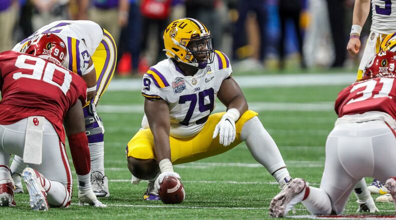LSU's Lloyd Cushenberry is  the top interior prospect in the 2020 NFL draft.