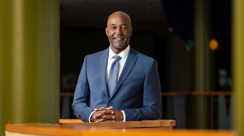 F. DuBois Bowman, a 1992 graduate of Morehouse, was named the college's 13th president following a national search. Bowman succeeds President David A. Thomas, who concludes his tenure in June. (Courtesy of Morehouse College)