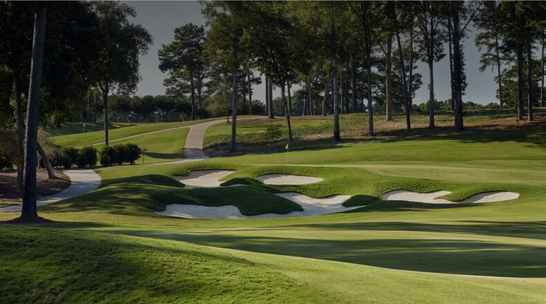 Motorists can expect delays when traveling along Medlock Bridge Road near the Atlanta Athletic Club in Johns Creek during the KPMG Women's PGA Championship. (Courtesy Atlanta Athletic Club)