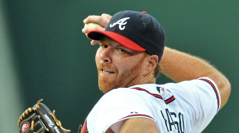 Former Braves pitcher Tommy Hanson has died at age 29. HYOSUB SHIN / HSHIN@AJC.COM