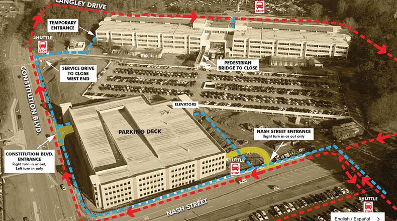 The new Gwinnett Justice and Administration Center parking deck was recently completed and opened to the public.
