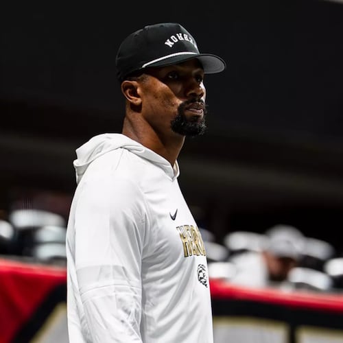 Quintin Davie was named Hebron Christian's football coach on Jan. 28, 2026. Davie is a former Northwestern player. (Hebron Christian)