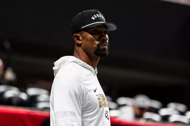 Quintin Davie was named Hebron Christian's football coach on Jan. 28, 2026. Davie is a former Northwestern player. (Hebron Christian)