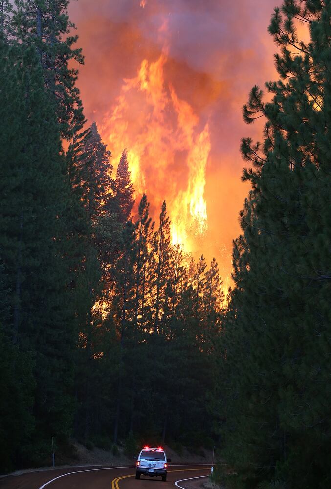 IMAGES: Dramatic 24 hours on Rim Fire line