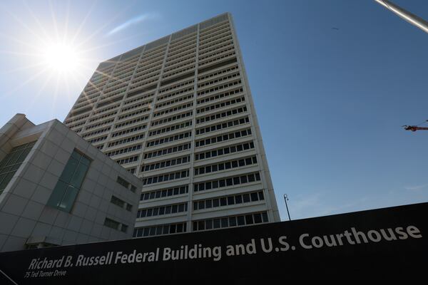 Peachtree Corners resident David Bradford was sentenced Wednesday in the federal trial court in Atlanta. (Miguel Martinez/AJC 2025)