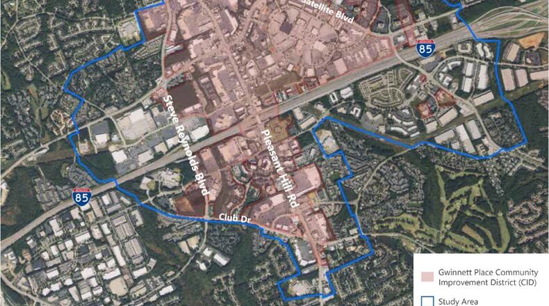 The Gwinnett Place Community Improvement District is seeking community feedback on transportation issues in the area. (Courtesy Gwinnett Place CID)