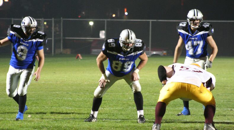 Before he moving to Georgia, Perry Rettig played semi pro football for the Fox Valley Force in Wisconsin. He wore number 89 and was the only person on the team with a Ph.D. The lessons he learned from the football field followed him throughout his career. Today, he is vice president for enrollment management at the Athens campus at Piedmont College. Contributed by Perry Rettig