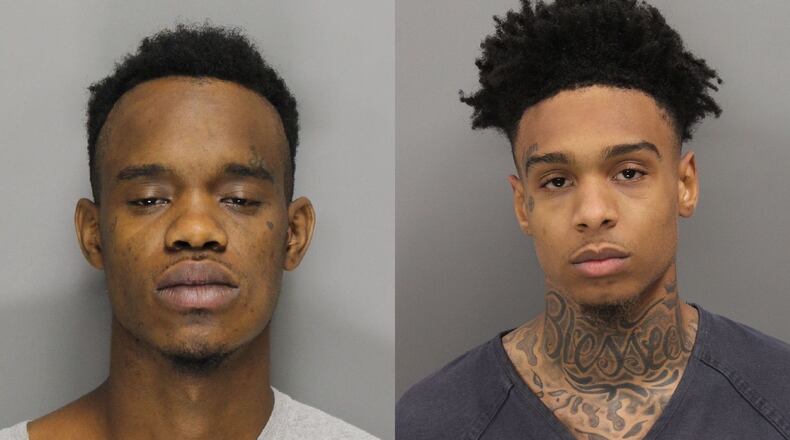 Raiquon Anderson, left, and Quatreion Hughes.