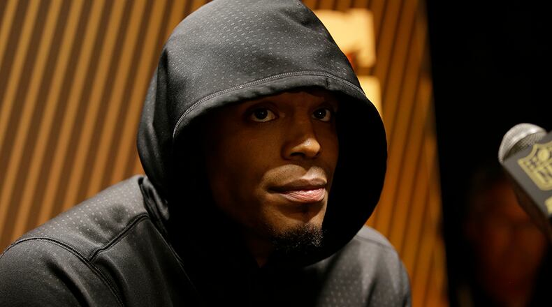 Cam Newton was brief in his responses during his Super Bowl 50 post-game conference.