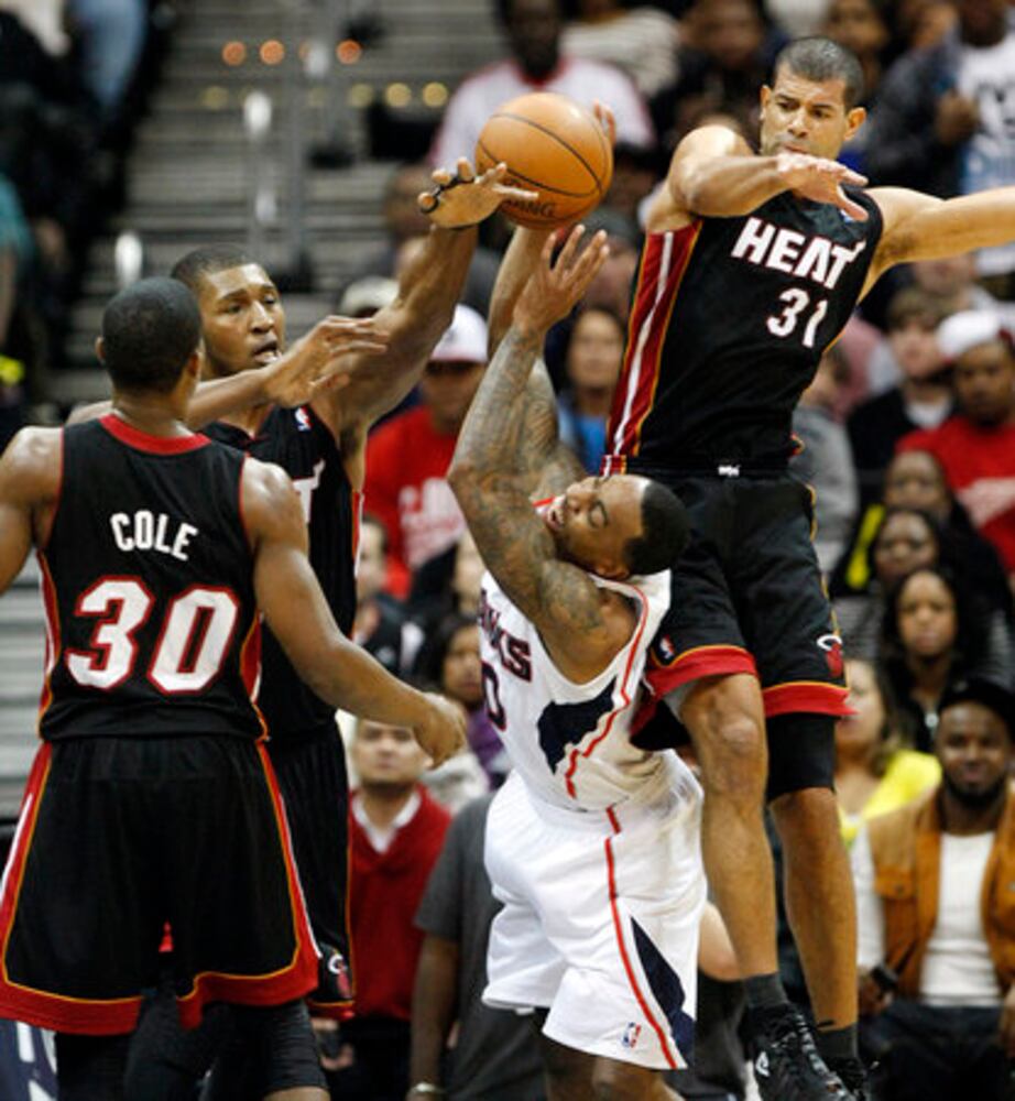 Hawks host the Miami Heat