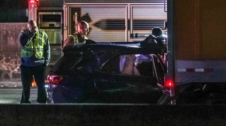 Clayton County police shut down three of four lanes on I-75 North to investigate a fatal crash Friday morning.