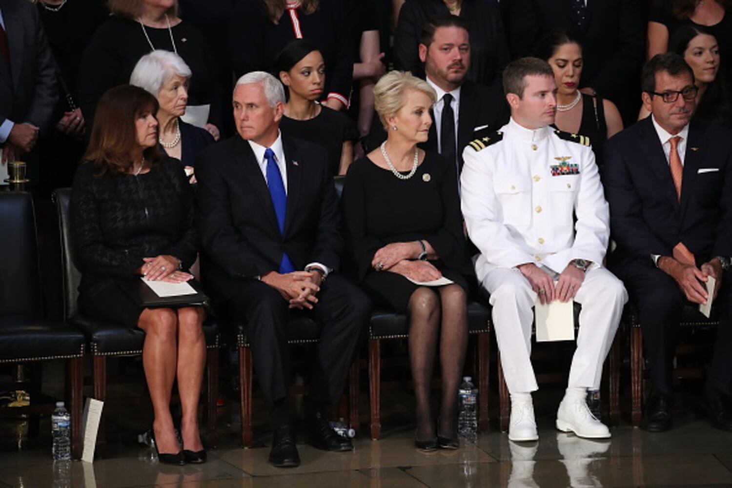 Photos: Sen. John McCain lies in state in U.S. Capitol Rotunda