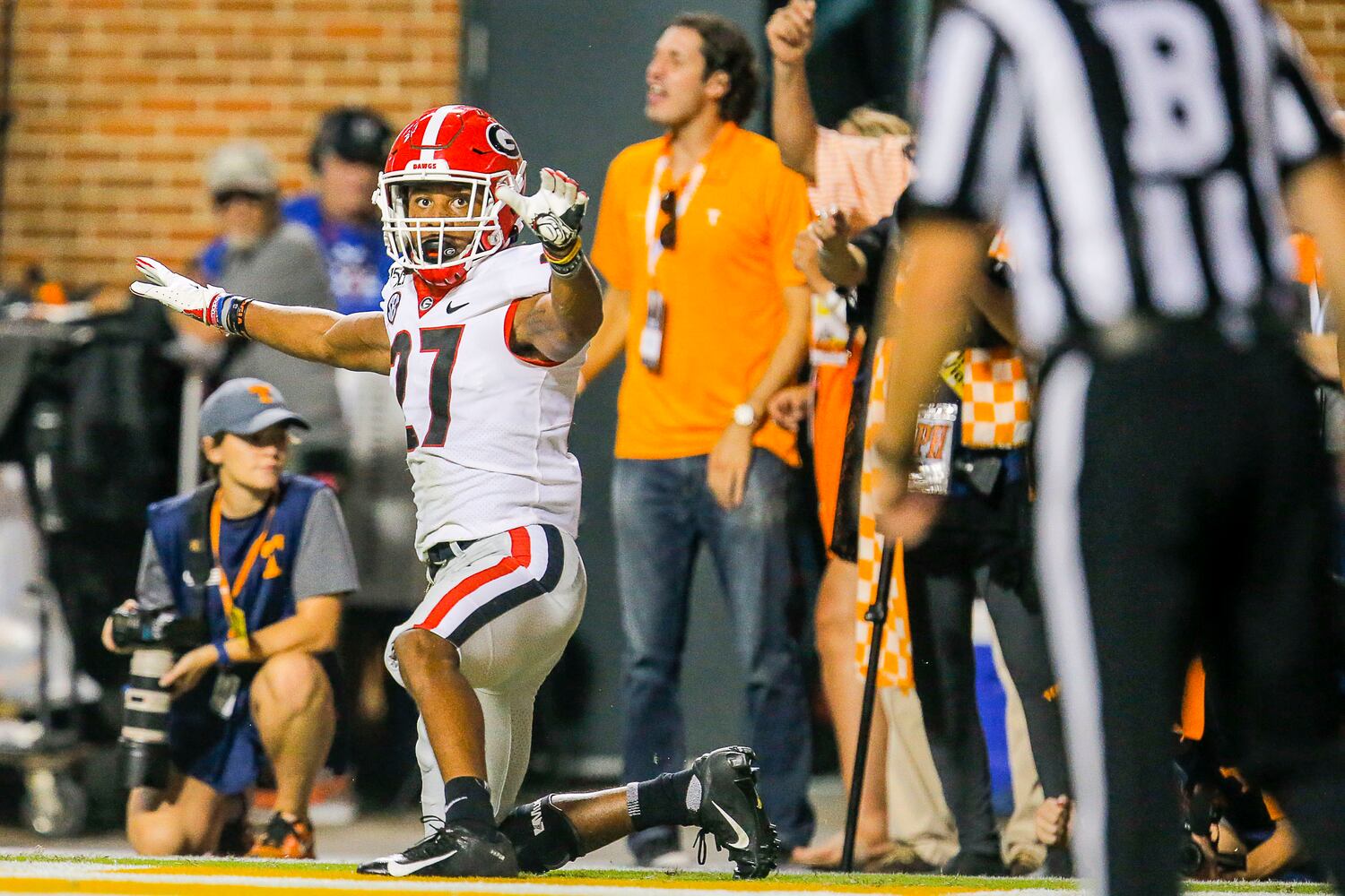 Photos: Bulldogs play Tennessee in Knoxville