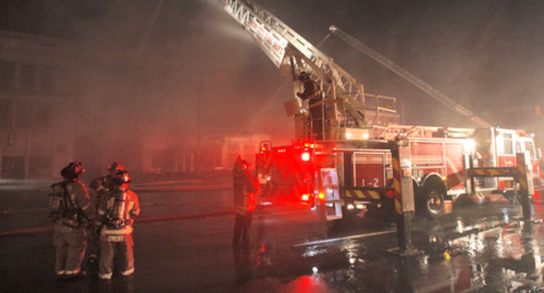 Fire near downtown Fairburn