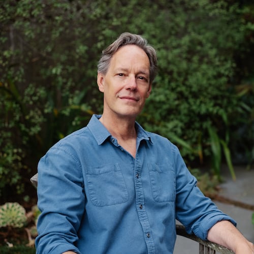 Composer Jake Heggie appears in San Francisco on Aug. 12, 2025. (James Niebuhr via AP)