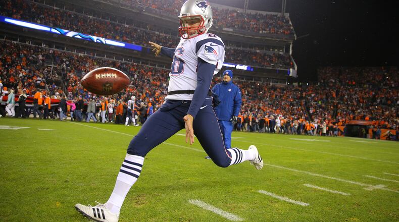 Punter Ryan Allen kicked for the New England Patriots for six seasons.