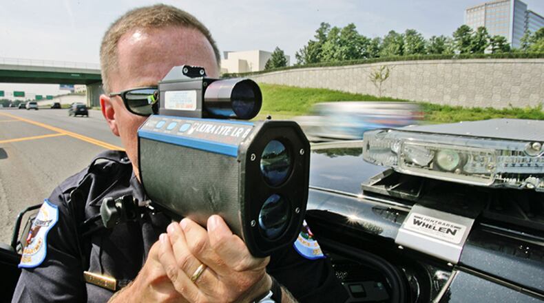 Young drivers cited for speeding or other traffic offenses in Alpharetta will have the option of paying a $75 fee and attending the city’s Dangerous Driving Program. BOB ANDRES/BANDRES@AJC.COM